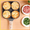 Frigideira Antiaderente Dividida – Prepare Múltiplas Refeições de Uma Só Vez - Loja STERS.Mey