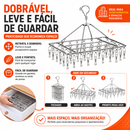 VARAL RETRÁTIL INOX COM 40 PRENDEDORES – PRATICIDADE, DURABILIDADE E ECONOMIA DE ESPAÇO