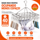 VARAL RETRÁTIL INOX COM 40 PRENDEDORES – PRATICIDADE, DURABILIDADE E ECONOMIA DE ESPAÇO