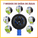 Mangueira Expansível 60 Metros com Gatilho Multi Jatos Retrá