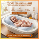 Colchão de Banho para Bebê – Almofada Antiderrapante, Antialérgica e Super Confortável para Banheiras