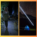 W844 - LANTERNA Holofote Dupla Recarregável Potência e Praticidade Power Bank Bivolt