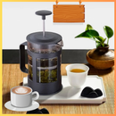 Cafeteira Prensa Francesa 350ml Vidro com Filtro Inox