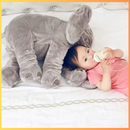 🐘 Almofada Elefante de Pelúcia – Conforto, Carinho e Fofura em Cada Abraço
