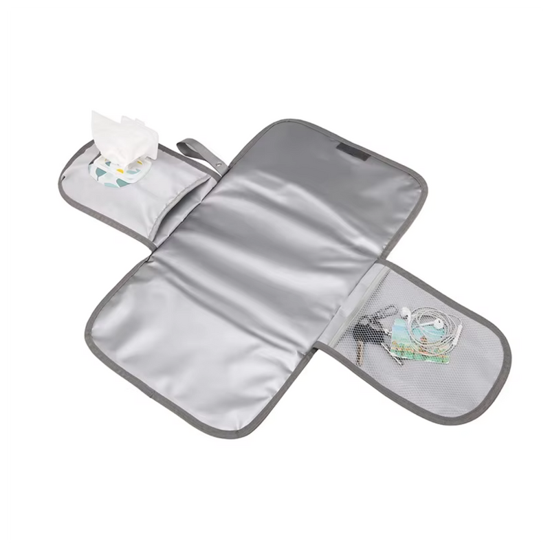 Trocador de Fralda Portátil para Bebê com Almofada Macia e Bolsos Organizadores – Conforto e Higiene em Qualquer Lugar