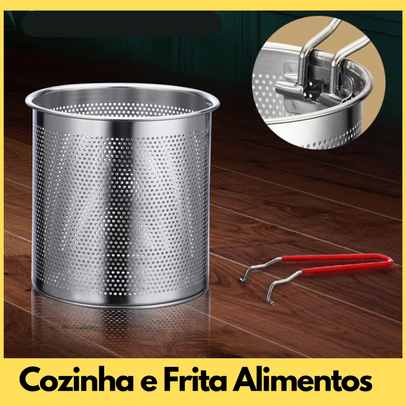 Fritadeira de Aço Inox 2X1