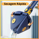 Mop Triangular 360° com Pano Giratório – Limpeza Rápida e Eficiente