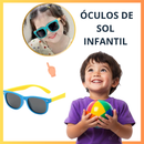 Óculos de Sol Infantil Polarizado UV400 Flexível Menino Menina 2 a 11 Anos
