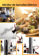 Abridor de Vinho Elétrico com Acessórios – Rápido e Eficiente - Loja STERS.Mey
