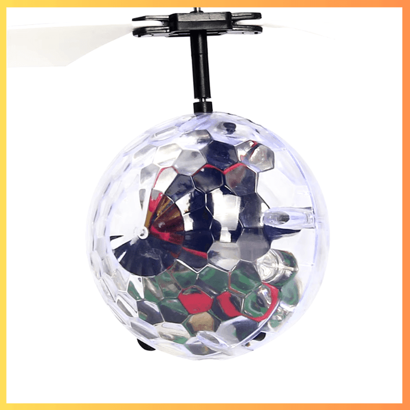 Bola Voadora Flynova Pro – Brinquedo Inteligente de Levitação com Controle Remoto, LED e Carregamento USB - Loja STERS.Mey