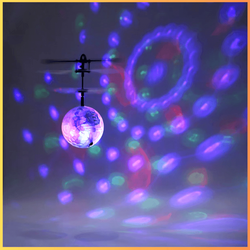 Bola Voadora Flynova Pro – Brinquedo Inteligente de Levitação com Controle Remoto, LED e Carregamento USB - Loja STERS.Mey