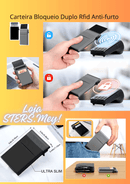 Carteira Bloqueio de Sinal RFID Anti-Furto – Segurança, Estilo e Tecnologia em Suas Mãos - Loja STERS.Mey