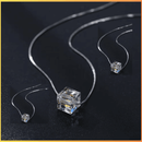 Colar Cubo de Cristal Iridescente - Loja STERS.Mey