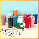 Copo Térmico Inox com Tampa, Abridor e Isolamento a Vácuo – 473ml - Loja STERS.Mey