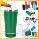 Copo Térmico Inox com Tampa, Abridor e Isolamento a Vácuo – 473ml - Loja STERS.Mey