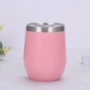 Cuia Térmica Inox 350ml com Tampa Vedada – Parede Dupla, Conserva Bebidas Geladas ou Quentes - Loja STERS.Mey