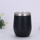 Cuia Térmica Inox 350ml com Tampa Vedada – Parede Dupla, Conserva Bebidas Geladas ou Quentes - Loja STERS.Mey