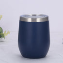 Cuia Térmica Inox 350ml com Tampa Vedada – Parede Dupla, Conserva Bebidas Geladas ou Quentes - Loja STERS.Mey