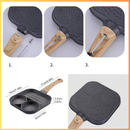 Frigideira Antiaderente Dividida – Prepare Múltiplas Refeições de Uma Só Vez - Loja STERS.Mey