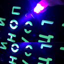 Lousa Mágic Desenho Iluminado – Placa de Desenho Criativa com Caneta de Luz Fluorescente para Crianças - Loja STERS.Mey