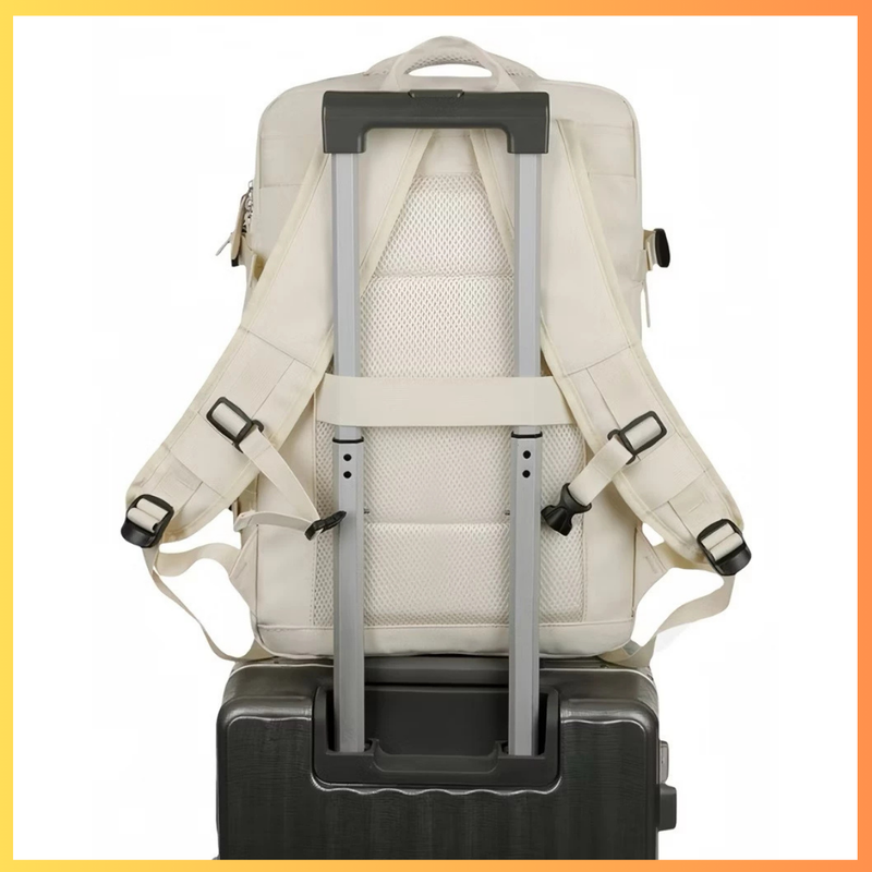 Mochila Executiva de Viagem Unissex – Grande Capacidade, Porta USB, Compartimento para Notebook 16” e Design Elegante - Loja STERS.Mey