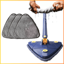 Mop Triangular 360° com Pano Giratório – Limpeza Rápida e Eficiente - Loja STERS.Mey