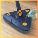 Mop Triangular 360° com Pano Giratório – Limpeza Rápida e Eficiente - Loja STERS.Mey