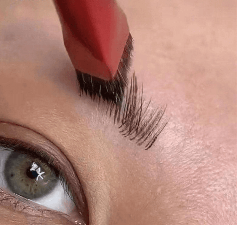 Pincel Profissional para Sobrancelhas e Delineador – Design Angular, Ultra Fino e Multifuncional - Loja STERS.Mey