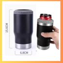 Copo Térmico 3 em 1 para Cerveja 420ml – Porta Long Neck