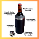 Copo Térmico 3 em 1 para Cerveja 420ml – Porta Long Neck