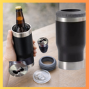 Copo Térmico 3 em 1 para Cerveja 420ml – Porta Long Neck
