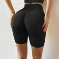 Women Seamless Sporty Shorts High Waist Booty Shorts Push Up Casual Women Fitness Workout Slim Shorts Femme - Loja STERS.Mey