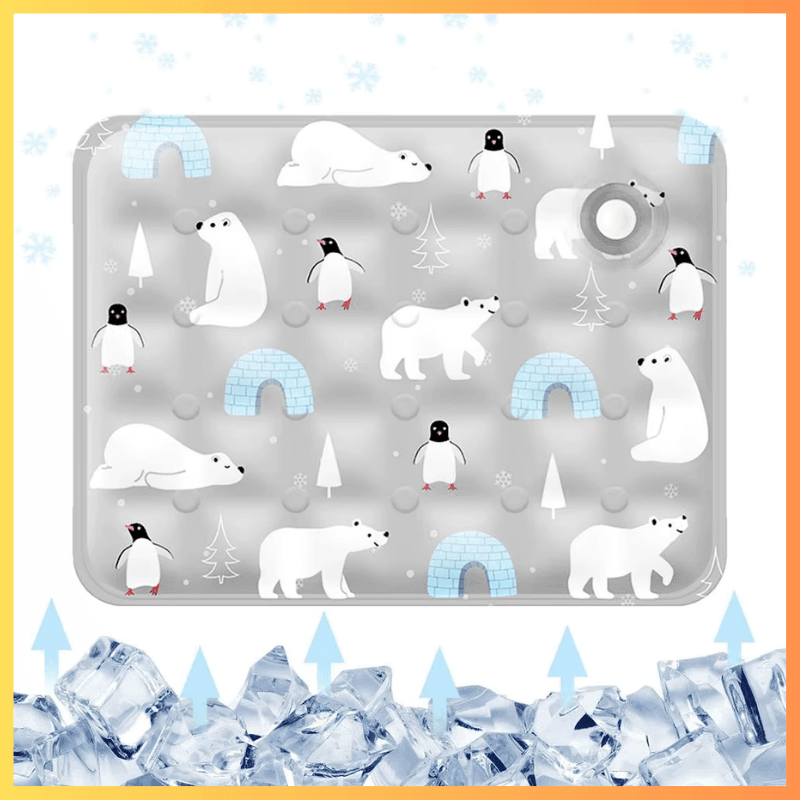 ❄️ Tapete Gelado para Pet – Alívio Térmico Imediato, Impermeável e Seguro para Cães e Gatos - Loja STERS.Mey