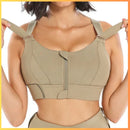 Top Esportivo Feminino de Alta Sustentação com Zíper Frontal – Alça Ajustável, Ideal para Yoga e Treinos de Alto Impacto - Loja STERS.Mey