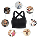 Top Esportivo Feminino de Alta Sustentação com Zíper Frontal – Alça Ajustável, Ideal para Yoga e Treinos de Alto Impacto - Loja STERS.Mey