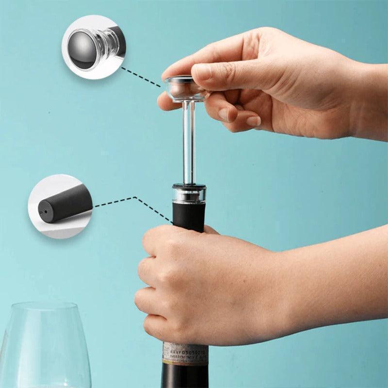 Abridor de Vinho Elétrico com Acessórios – Rápido e Eficiente - Loja STERS.Mey