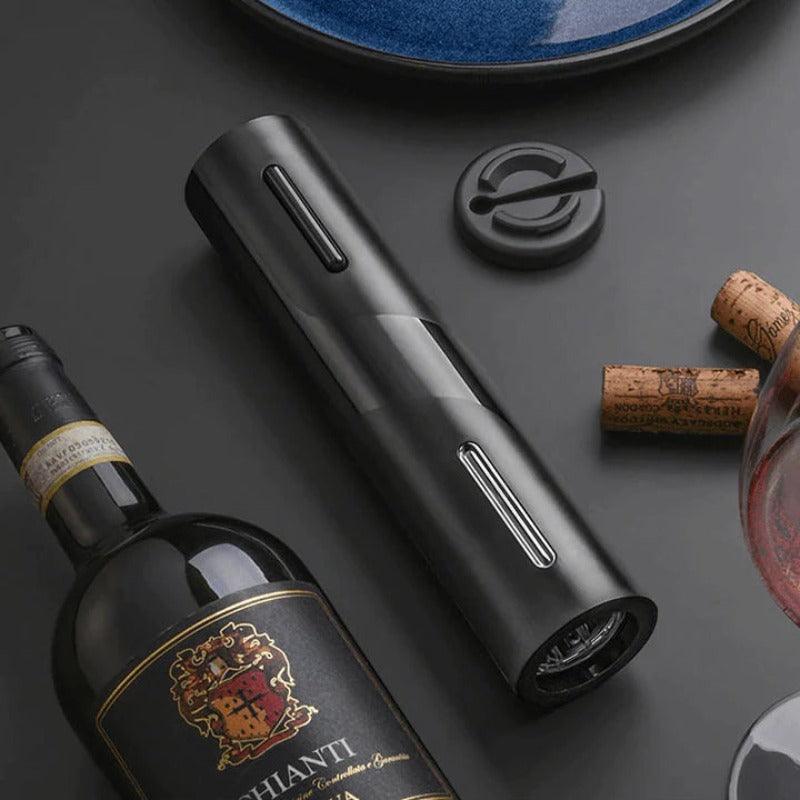 Abridor de Vinho Elétrico com Acessórios – Rápido e Eficiente - Loja STERS.Mey