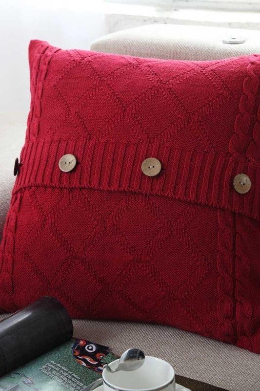 Almofada Acollidor com Botões Frontais Costurados - Loja STERS.Mey