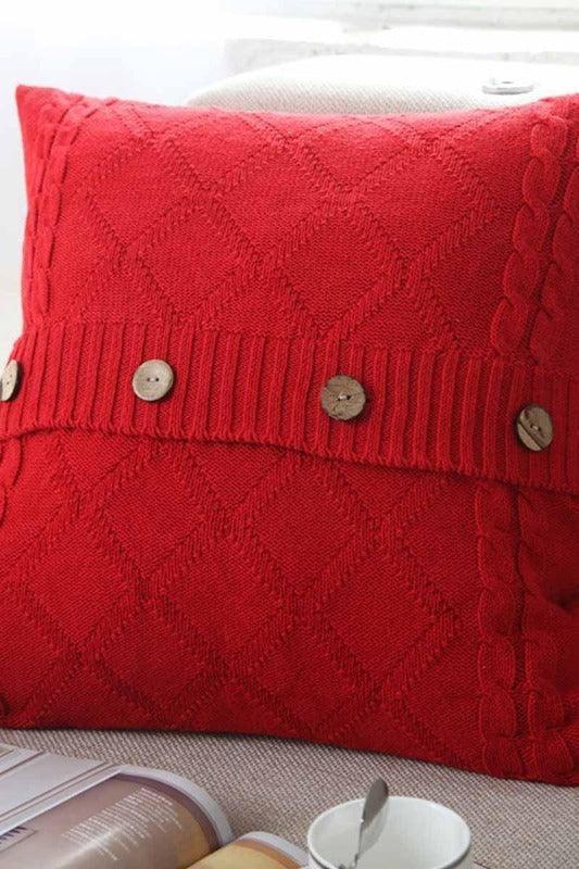 Almofada Acollidor com Botões Frontais Costurados - Loja STERS.Mey
