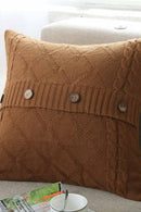 Almofada Acollidor com Botões Frontais Costurados - Loja STERS.Mey