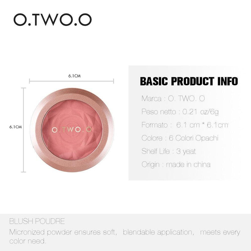 Blush Facial em Pó O.TWO.O - Loja STERS.Mey