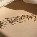 Brincos Quatro Pontas Folheado - Loja STERS.Mey