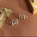 Brincos Quatro Pontas Folheado - Loja STERS.Mey