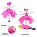 Brinquedo Fada Voadora Flying Fairy – Boneca Interativa com Sensor de Movimento e Luzes LED - Loja STERS.Mey