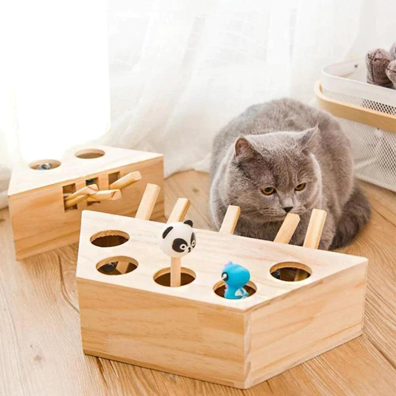 Brinquedo Madeira Para Gatos - Loja STERS.Mey