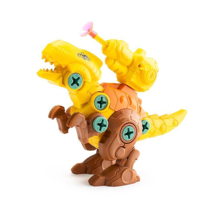 Dinossauro Para Montar Educativo Dino Baby – Brinquedo Interativo com 32 Peças, Ferramenta de Montagem e Canhão de Lançamento - Loja STERS.Mey