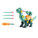 Dinossauro Para Montar Educativo Dino Baby – Brinquedo Interativo com 32 Peças, Ferramenta de Montagem e Canhão de Lançamento - Loja STERS.Mey