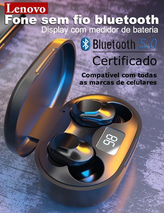 Fone sem Fio Bluetooth Lenovo - Loja STERS.Mey