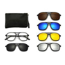 Óculos De Sol Multicor 6 Em 1 - Loja STERS.Mey