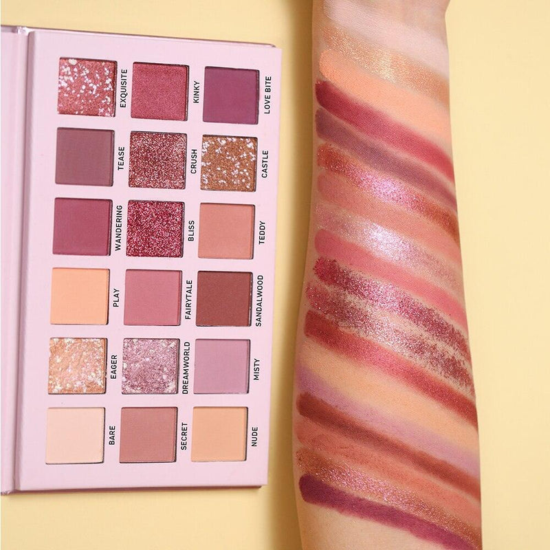 Paleta de Sombras Aromas UCANBE - 18-Cores - Loja STERS.Mey